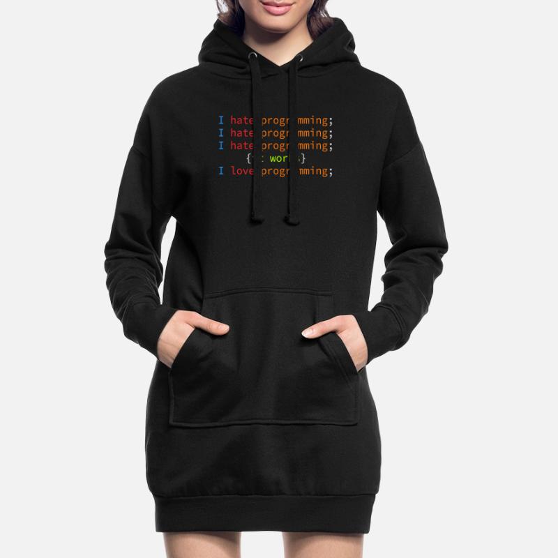 Code Debugging Joke Hate Programming Coder Hoodie Dress