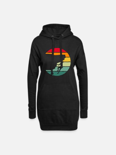 Felsklettern Kletterer Bergsteiger Kletter - Hoodie-Kleid - Schwarz