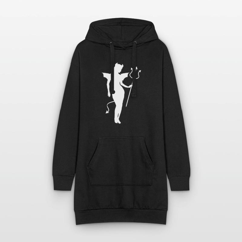 Angel Devil Satan Devil Devil Hoodie Dress