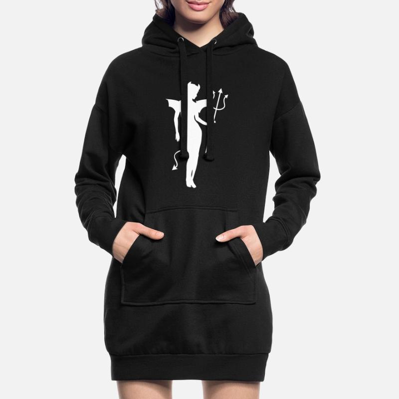 Angel Devil Satan Devil Devil Hoodie Dress