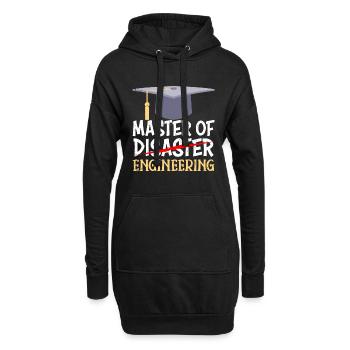 Master's Degree 2022 Master of Engineering - Hoodie Dress - black - Front