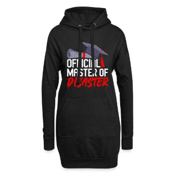 Offizieller Master of Disaster Master Abschluss - Hoodie-Kleid - Schwarz - Vorne