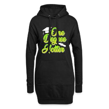 Un degré plus chaud Master Bachelor 2022 - Sweat-shirt à capuche long Femme - noir - Devant