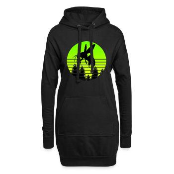 Apiculteur - Sweat-shirt à capuche long Femme - noir - Devant