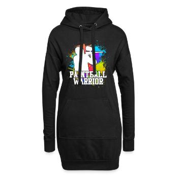 Paintball Warrior Paintballer - Sweat-shirt à capuche long Femme - noir - Devant