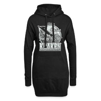 Lass uns Kraken Funny Squid Marine Biologist Sea bekommen - Hoodie-Kleid - Schwarz - Vorne