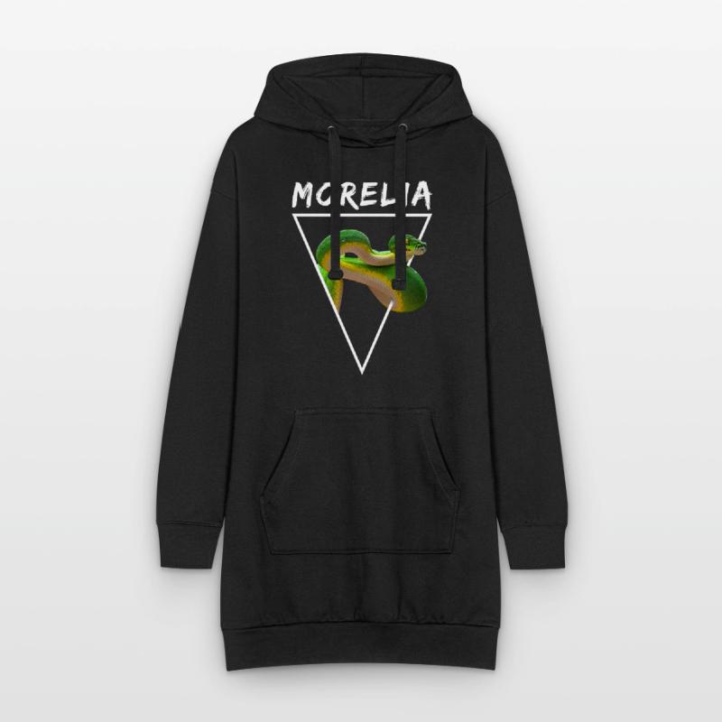 Green Tree Python Morelia Viridis Snake Owner Hoodie Dress