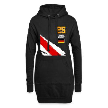 Sauftrikot Deutschland Volker Vollsuff - Hoodie-Kleid - Schwarz - Vorne