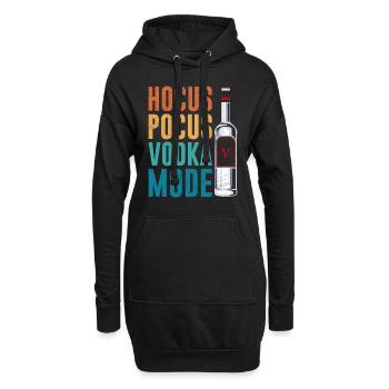 Hokus Pokus Vodka Mode Buveur de vodka - Sweat-shirt à capuche long Femme - noir - Devant