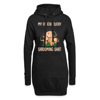 Lucky Shirt Mushroom Picker Mushroom Picker Shrooming - Sweat-shirt à capuche long Femme - noir - Devant