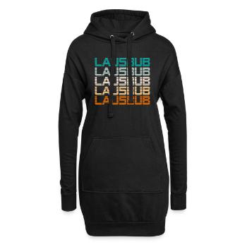 Vintage Lausbube Trachtenshirt Lausbub - Hoodie-Kleid - Schwarz - Vorne