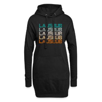Vintage Lausbube Trachtenshirt Lausbub - Hoodie-Kleid - Schwarz - Vorne