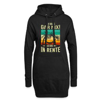 Abschied Kollege in Rente Arbeitskollege - Hoodie-Kleid - Schwarz - Vorne