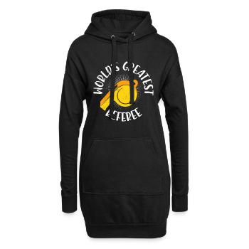 Weltbester Schiedsrichter - Hoodie-Kleid - Schwarz - Vorne