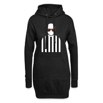 Tenue d’arbitre - Sweat-shirt à capuche long Femme - noir - Devant