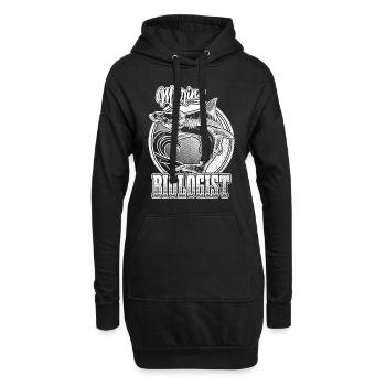 Biologiste marin Requin-marteau Biologie marine - Sweat-shirt à capuche long Femme - noir - Devant