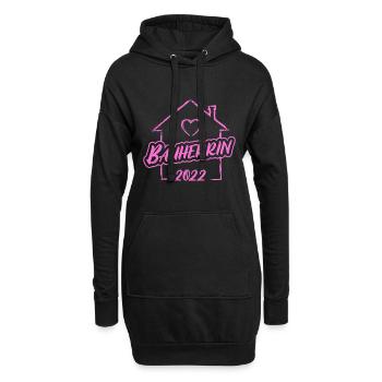 Bauherrin Eigenheim Richtfest Bauherrin - Hoodie-Kleid - Schwarz - Vorne