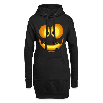 Kleine Monster Halloween - Hoodie-Kleid - Schwarz - Vorne