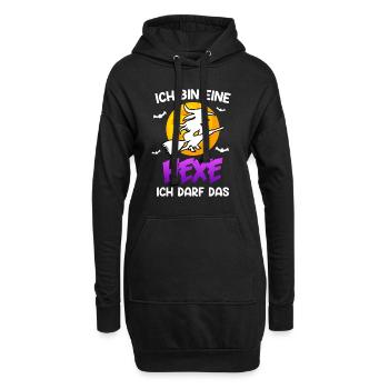 Halloween Hexe - Hoodie-Kleid - Schwarz - Vorne