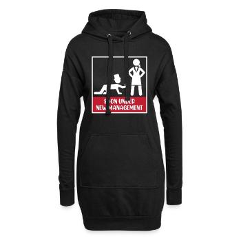 Ehemann Bräutigam Junggesellenabschied - Hoodie-Kleid - Schwarz - Vorne