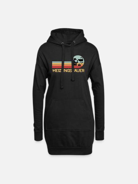 Heizungsbauer Klempner Spengler - Hoodie-Kleid - Schwarz