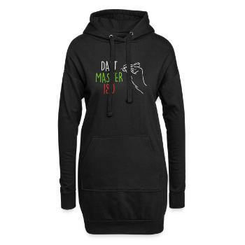 Dart Master 180 en fléchettes - Sweat-shirt à capuche long Femme - noir - Devant