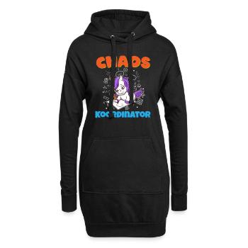Chaos Koordinator Erzieher Kindergarten Erzieherin - Hoodie-Kleid - Schwarz - Vorne