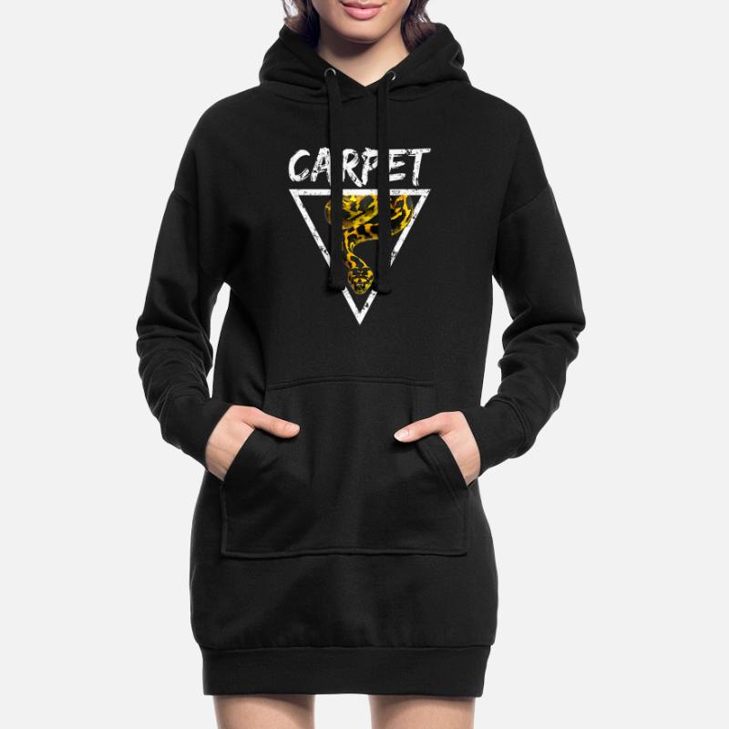 Carpet Python Geometric Snake Owner Hoodie Dress
