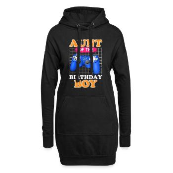Meilleure tante au monde Anniversaire Enfant Neveu Tante - Sweat-shirt à capuche long Femme - noir - Devant