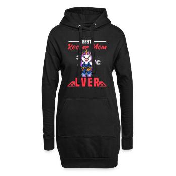 Best Roofer Mom Ever Roofing Crafts Mother - Hoodie-Kleid - Schwarz - Vorne