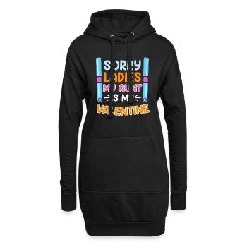 Lieblingstante Neffe Tante ist die beste Tante - Hoodie-Kleid - Schwarz - Vorne