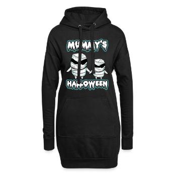 Halloween Mummy Trick Or Treat Mummy Costume de Mummy - Sweat-shirt à capuche long Femme - noir - Devant