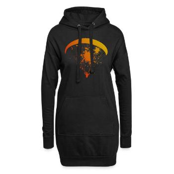 Parapente Parapente Femmes Parapente - Sweat-shirt à capuche long Femme - noir - Devant