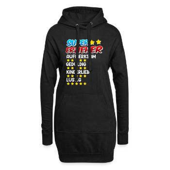 Definition eines Super Erzieher - Hoodie-Kleid - Schwarz - Vorne