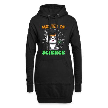 Master of Science 2023 - Sweat-shirt à capuche long Femme - noir - Devant