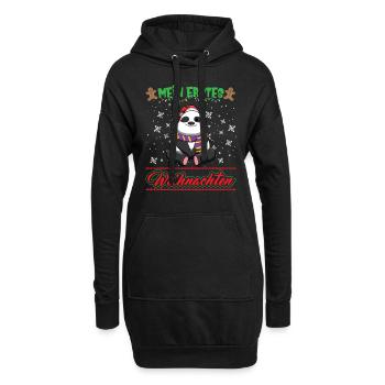Mein Erstes Weihnachten Baby 1 Jahr Heilig Abend - Hoodie-Kleid - Schwarz - Vorne