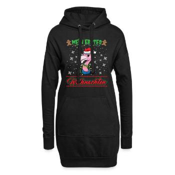 Mein Erstes Weihnachten Baby 1 Jahr Heilig Abend - Hoodie-Kleid - Schwarz - Vorne