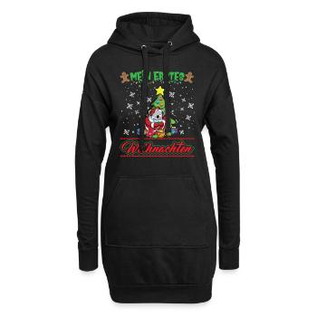 Mein Erstes Weihnachten Baby 1 Jahr Heilig Abend - Hoodie-Kleid - Schwarz - Vorne