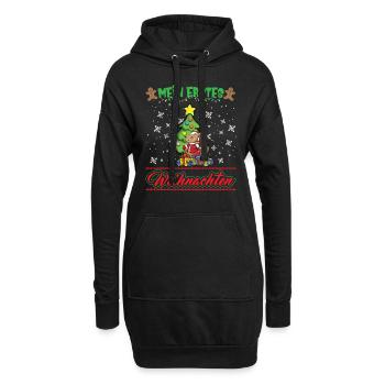 Mein Erstes Weihnachten Baby 1 Jahr Heilig Abend - Hoodie-Kleid - Schwarz - Vorne