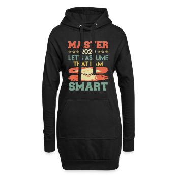 Enfin Master de fin d’études Master 2020 - Sweat-shirt à capuche long Femme - noir - Devant