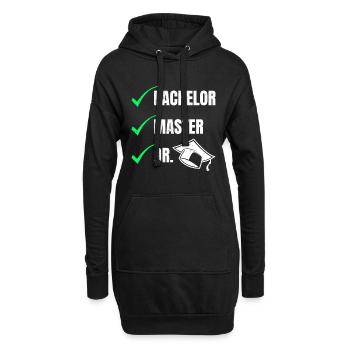 Finally finished I'm Doctor Ph.D Ph.D Degree - Hoodie Dress - black - Front