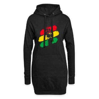 Mois de l’histoire des Noirs Histoire des États-Unis Afrique - Sweat-shirt à capuche long Femme - noir - Devant