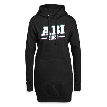 Abi 2023 Abitur Abiturienten - Hoodie-Kleid - Schwarz - Vorne