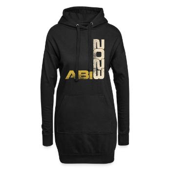 Abi 2023 Abiturient - Hoodie-Kleid - Schwarz - Vorne