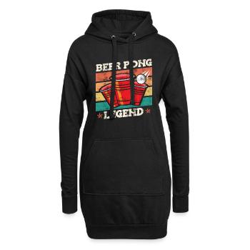 Beer Pong Legend Bierpong Party Bier Pong - Sweat-shirt à capuche long Femme - noir - Devant