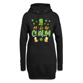 Mr Lucky Charm St. Patrick’s Day Men - Sweat-shirt à capuche long Femme - noir - Devant