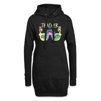 Enseignant en congé Professeur de vacances scolaires - Sweat-shirt à capuche long Femme - noir - Devant