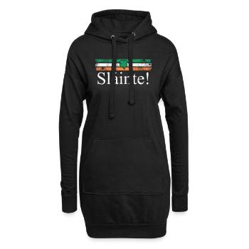 Slainte Ireland Toast - Sweat-shirt à capuche long Femme - noir - Devant