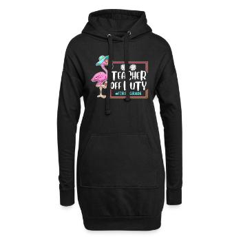 Erste Klasse Klassenlehrer auf Ferien Lehrer - Hoodie-Kleid - Schwarz - Vorne