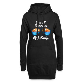 Vorschule Kindergarten Erzieher off duty Lehrer - Hoodie-Kleid - Schwarz - Vorne